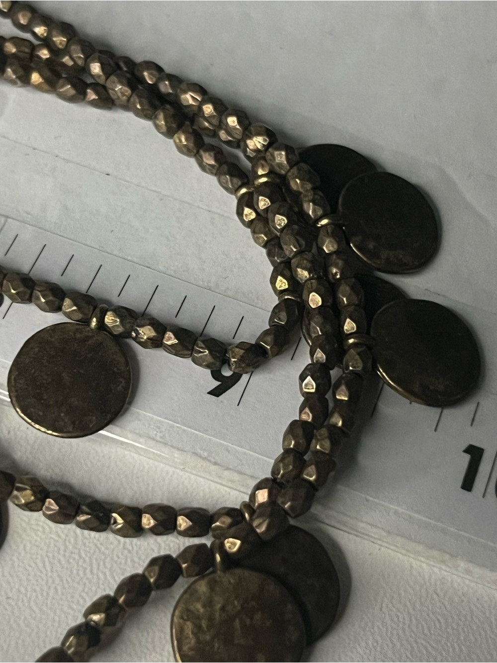 Lucky Brand Layered Gold Coin Necklace - Picture 3 of 3